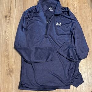Under Armour Men's Navy Half-Zip Performance Pullover